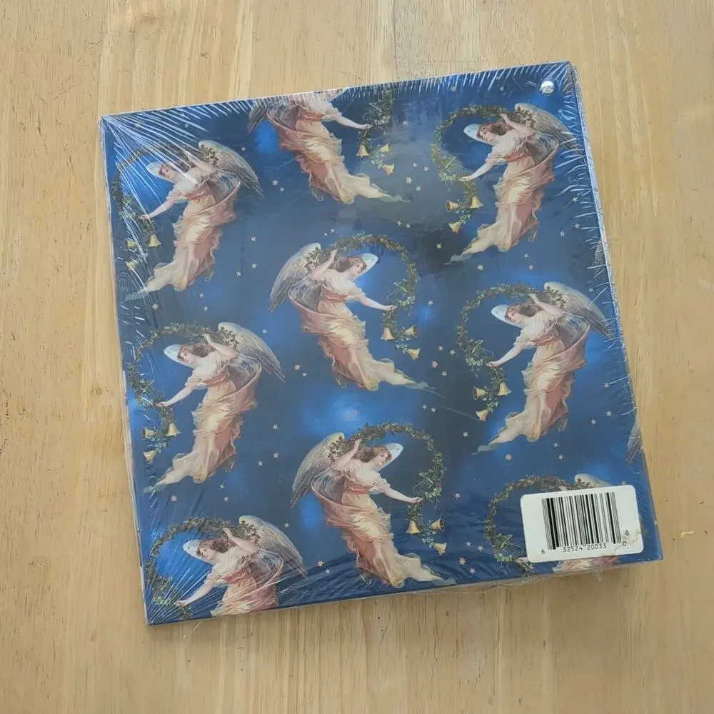 Vintage Celestial 90s whimseygoth Angel Binder 3 Ring Album Scrapbook New READ